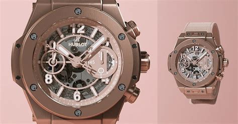 hublot's 'big bang millennial pink' is a timepiece for an inclusive 